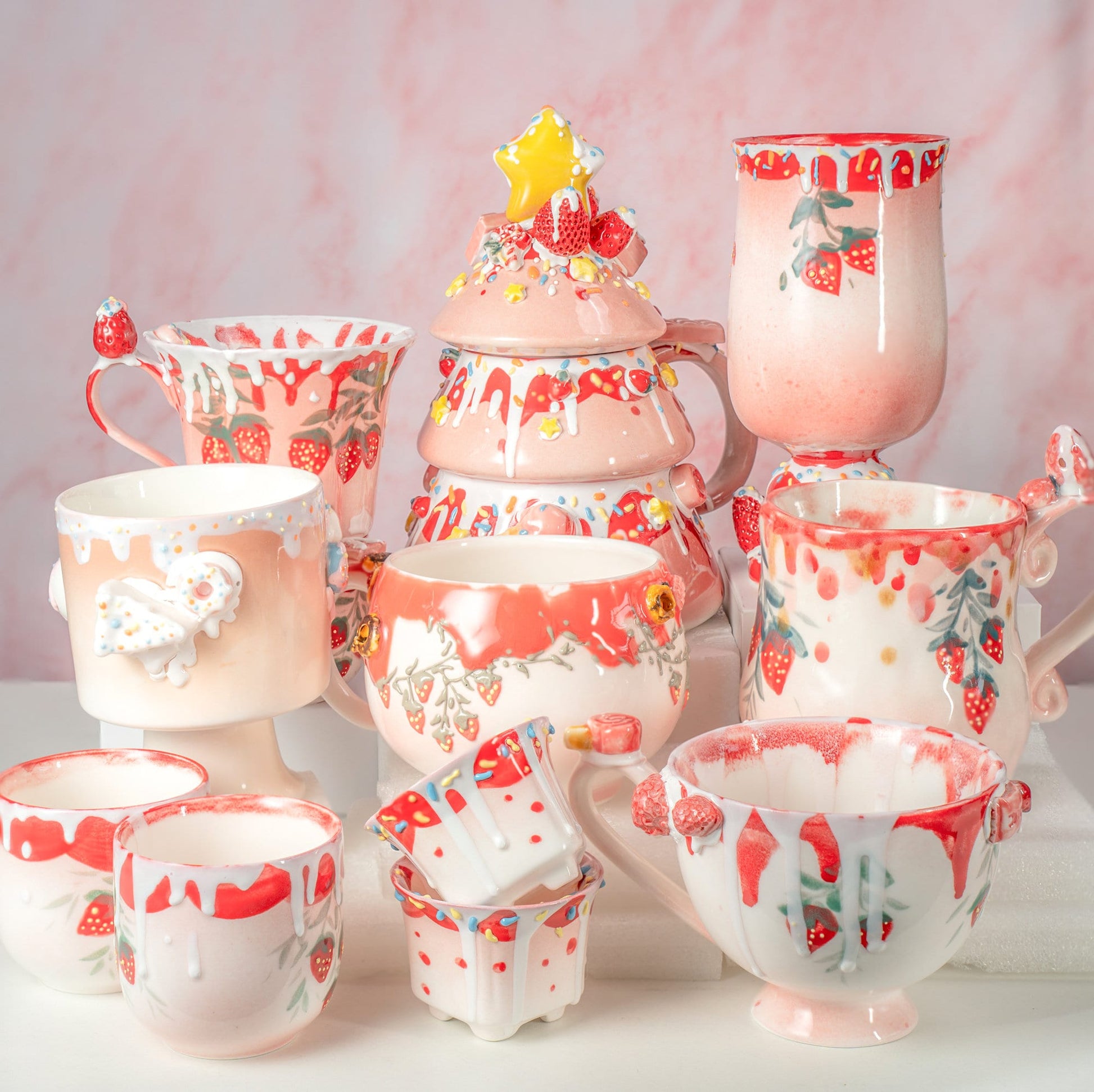 Strawberry Soirée Mug — view 1