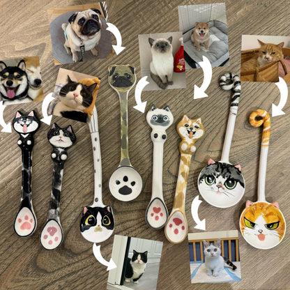 Custom Pet Ceramic Spoon — view 1