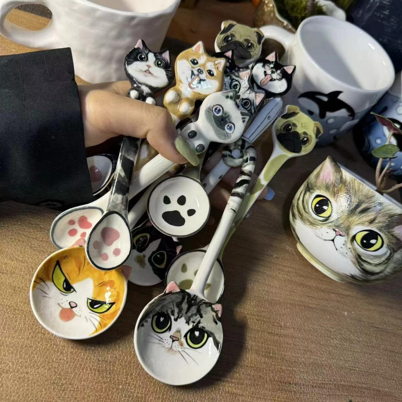 Custom Pet Ceramic Spoon — view 5