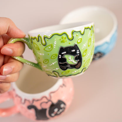 Black Kitty Hug Mug Collection — view 6