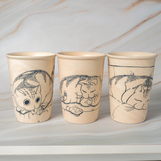 Lazy Cat Ceramic Tumbler — view 2