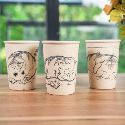 Lazy Cat Ceramic Tumbler — view 7
