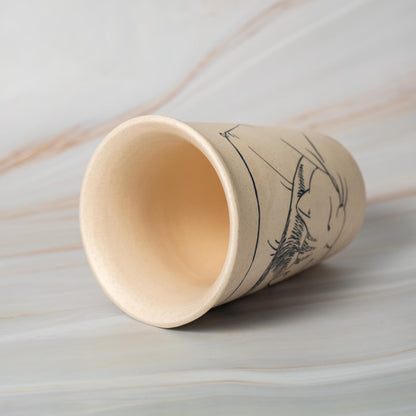 Lazy Cat Ceramic Tumbler — view 8