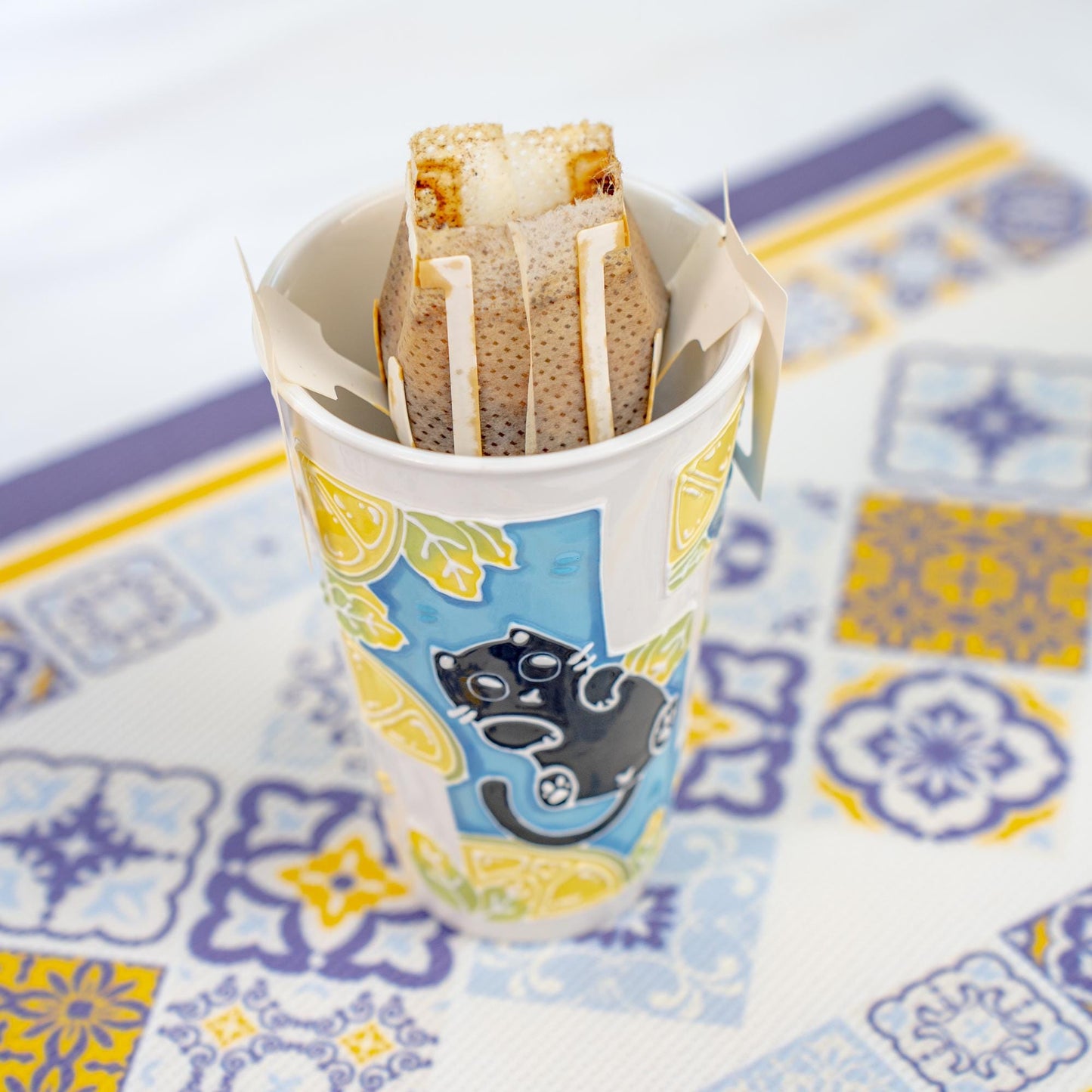 Summer Cat Lidded Tumbler — view 8