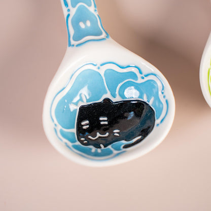 Black Cat Ceramic Spoons — view 7