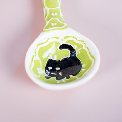 Black Cat Ceramic Spoons — view 9