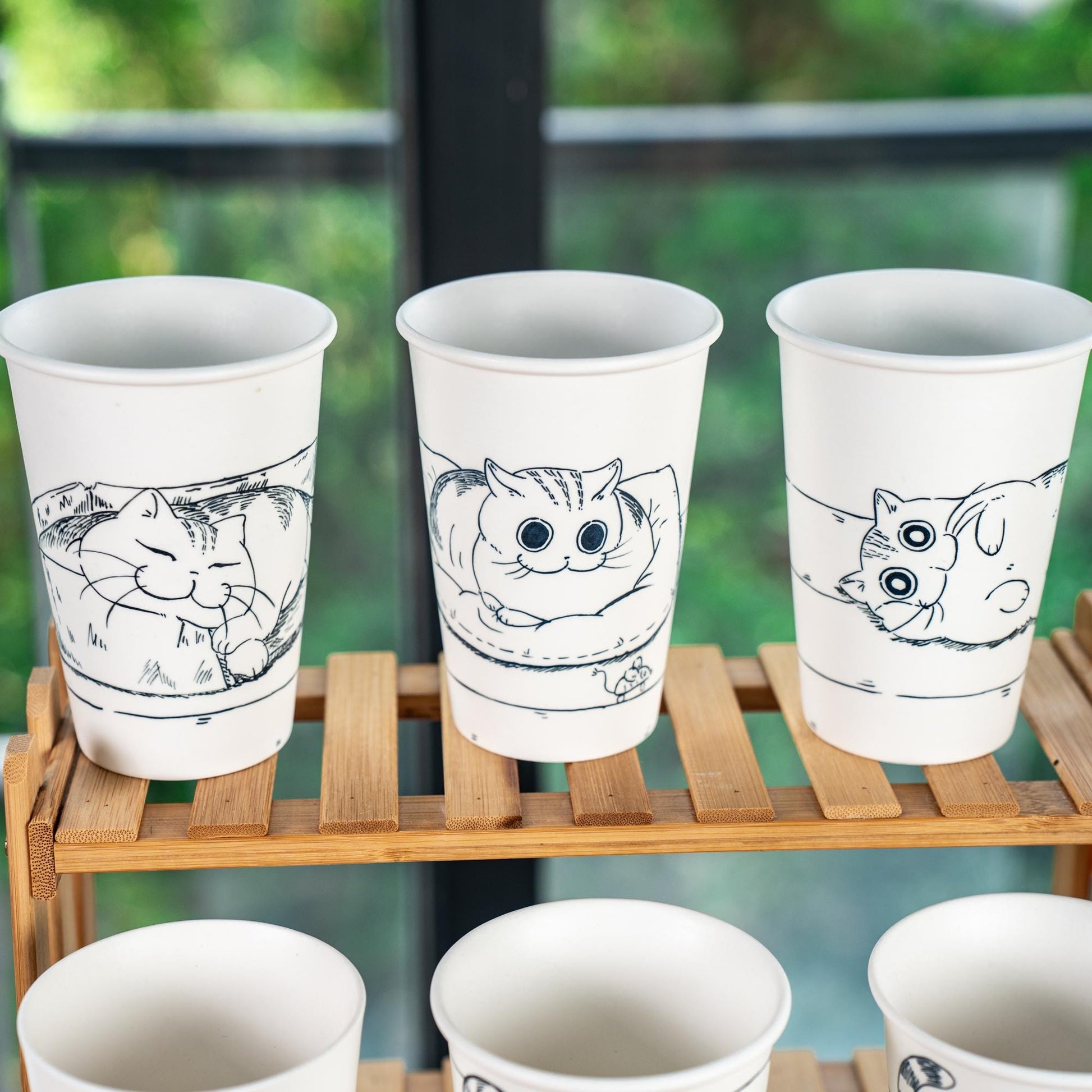 Orange Tabby Tea Cup — view 4