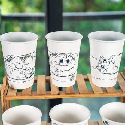 Orange Tabby Tea Cup — view 4