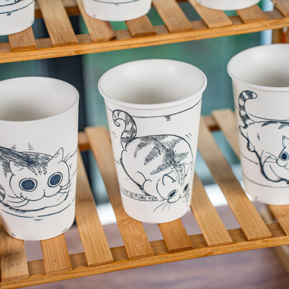 Orange Tabby Tea Cup — view 5