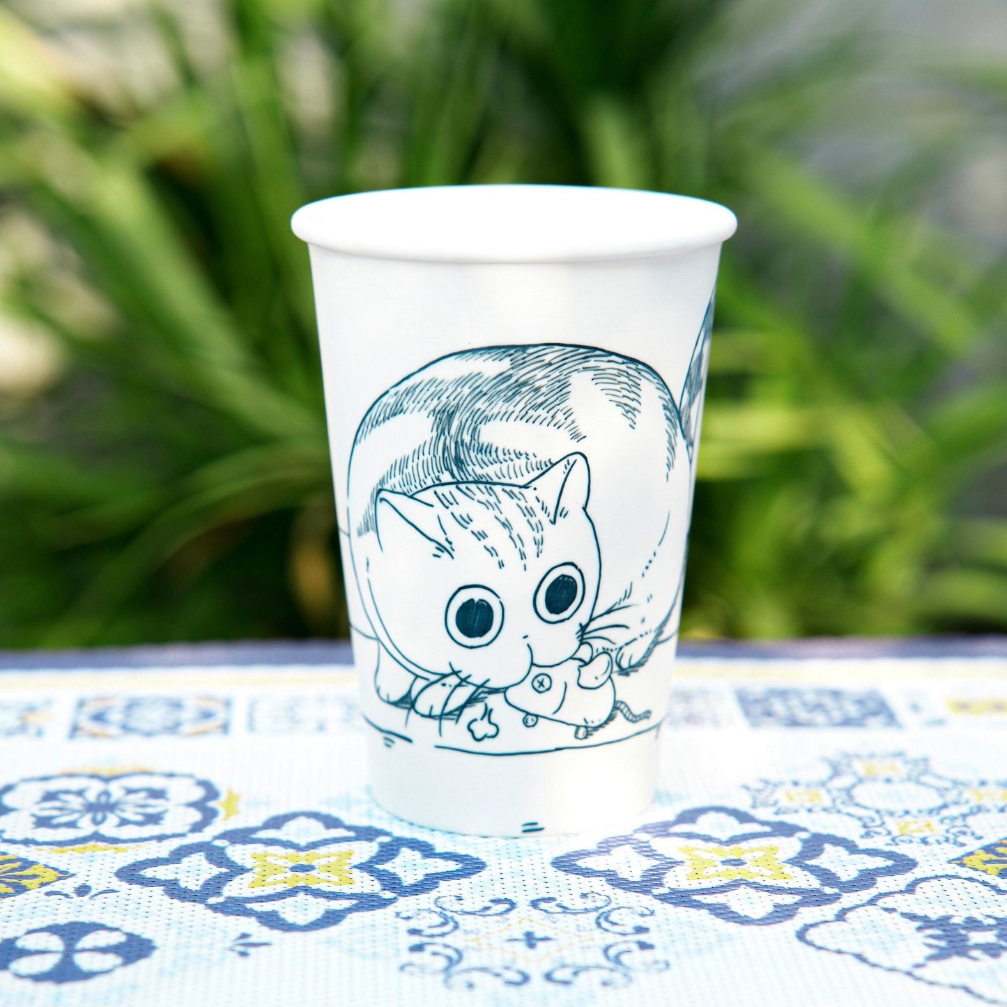 Orange Tabby Tea Cup — view 6