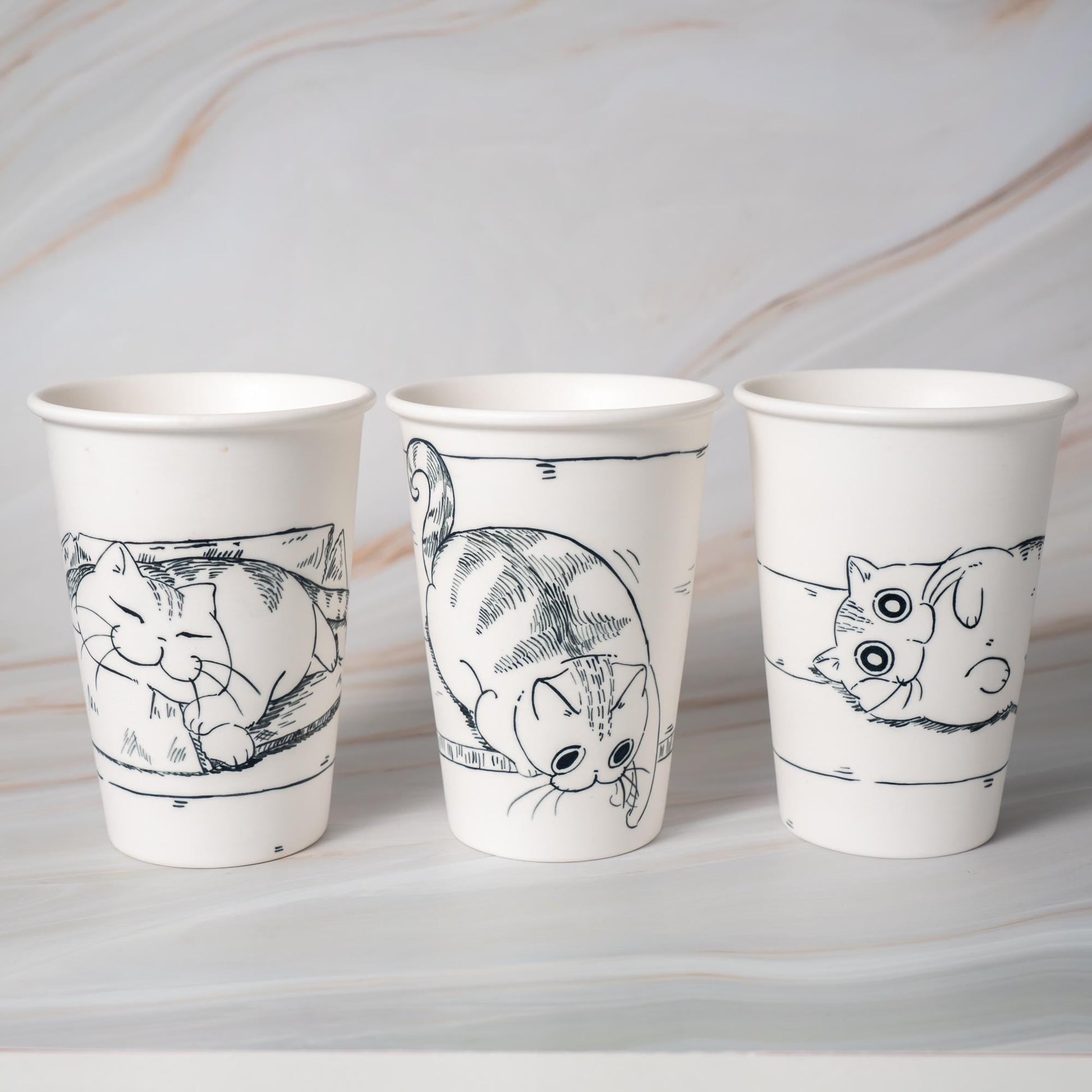 Orange Tabby Tea Cup — view 7