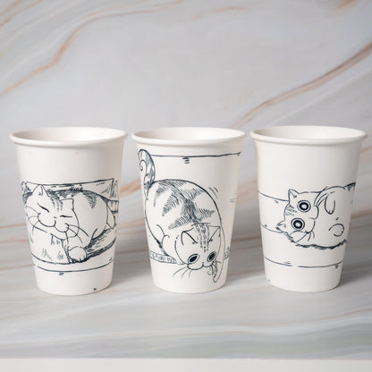 Orange Tabby Tea Cup — view 7
