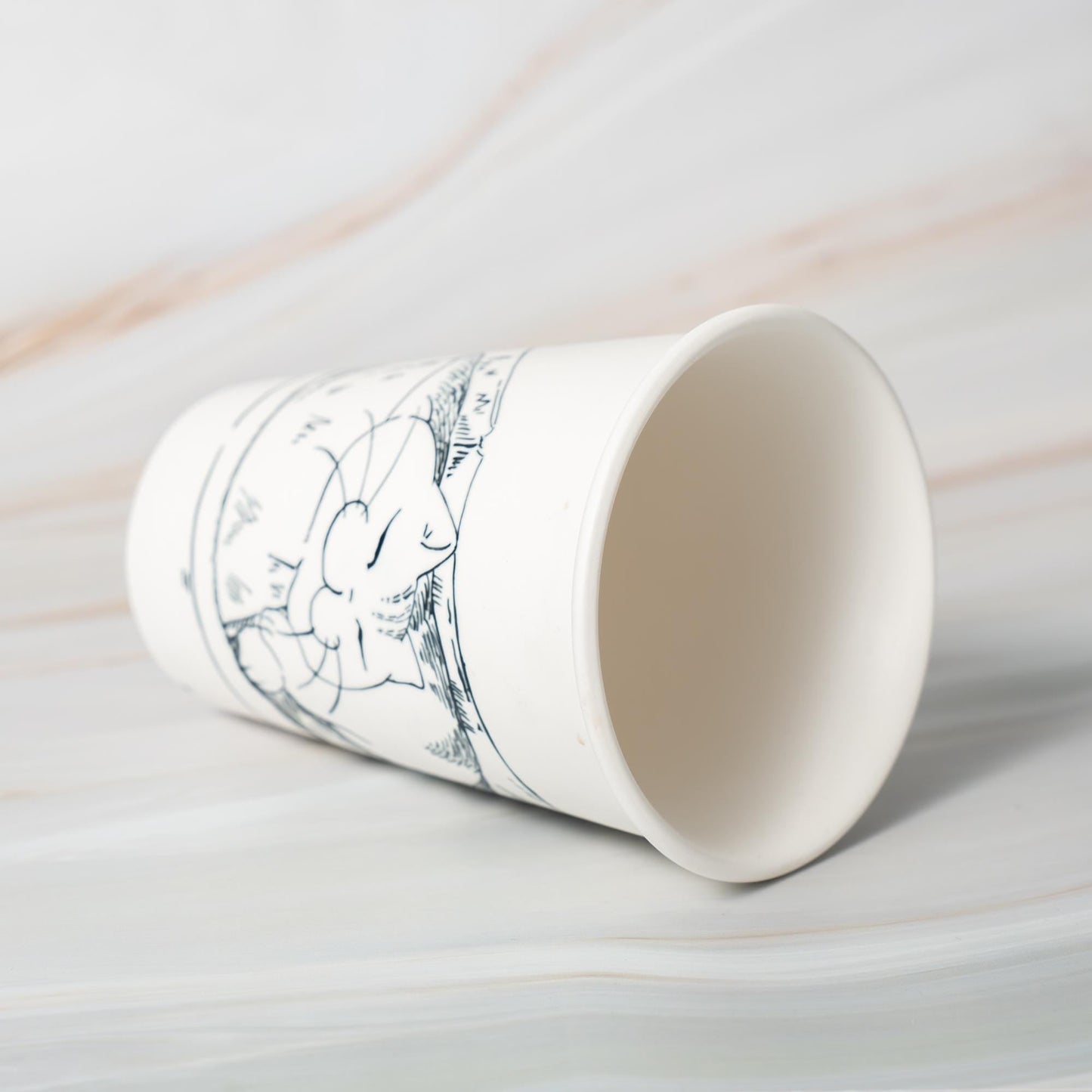 Orange Tabby Tea Cup — view 8