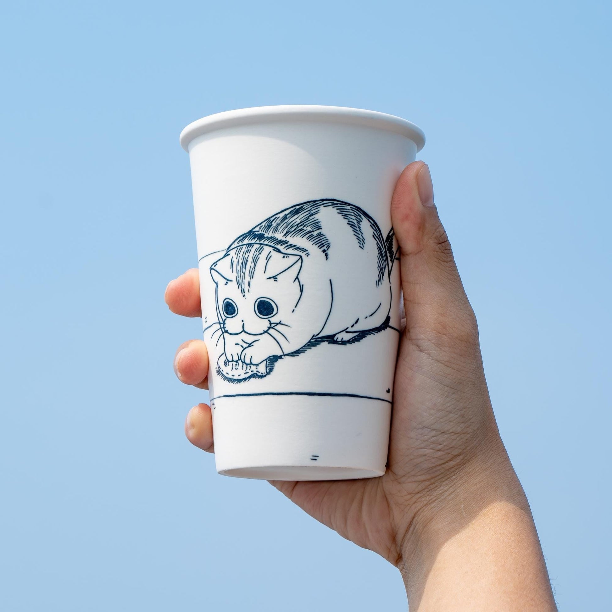 Orange Tabby Tea Cup — view 9