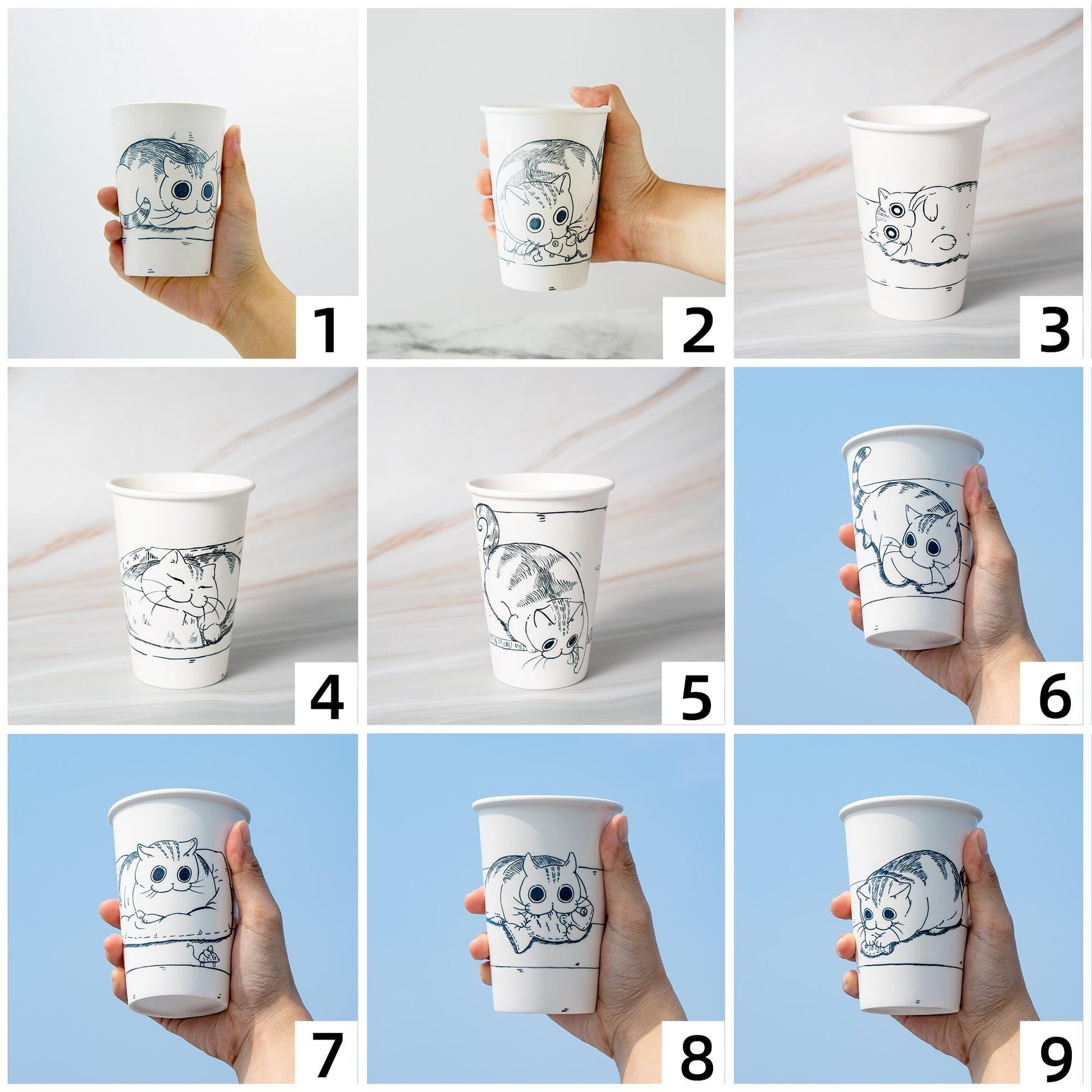 Orange Tabby Tea Cup — view 10