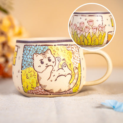 Playing Kitty Coffee Mug — view 4