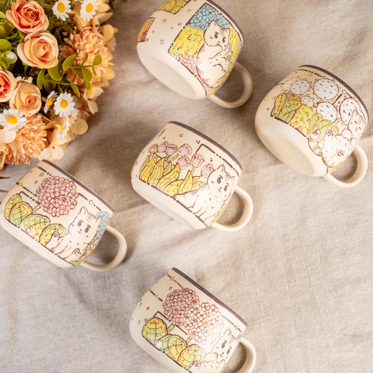 Playing Kitty Coffee Mug — view 9