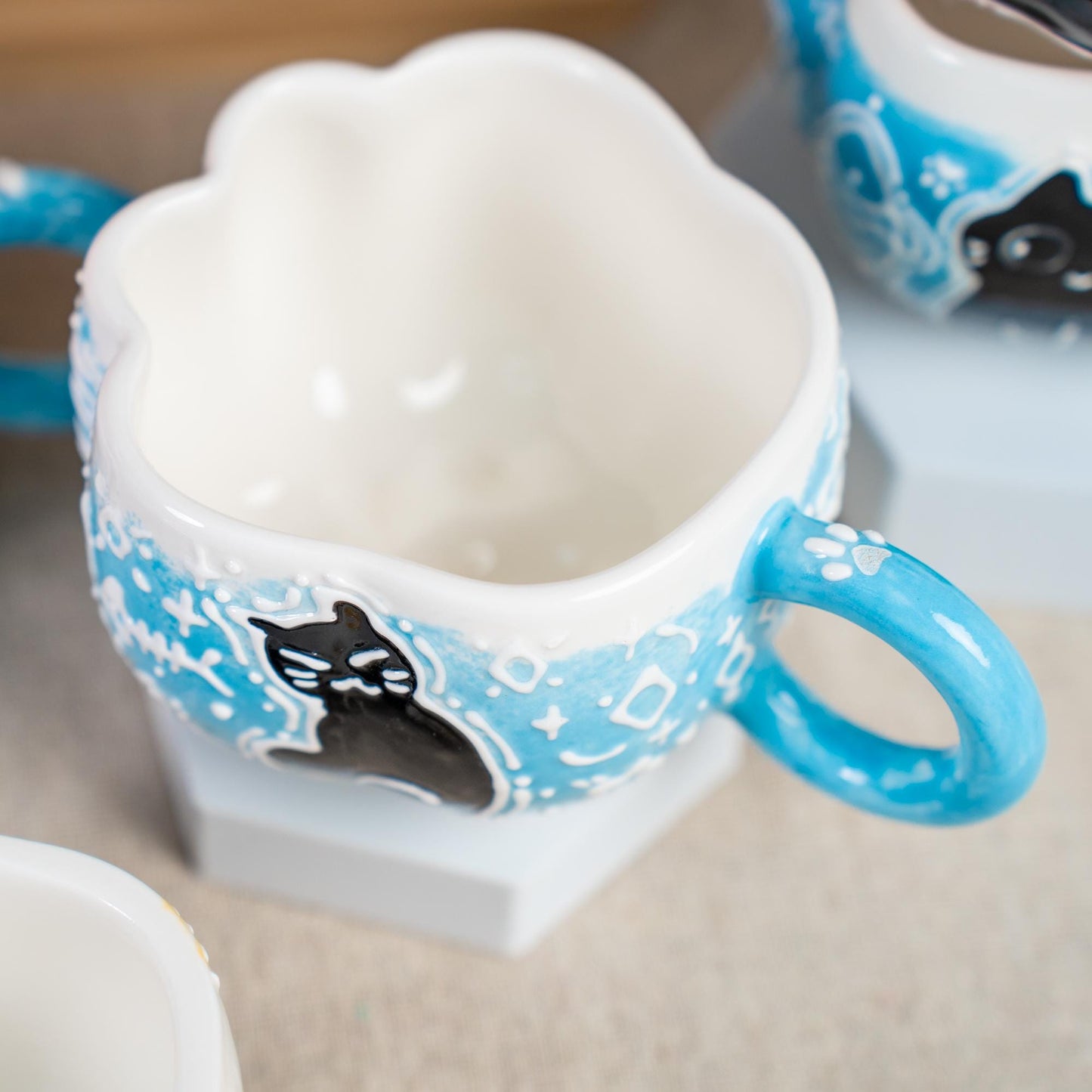 Black Cat Paw Espresso Cups — view 7