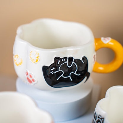 Black Cat Paw Espresso Cups — view 8